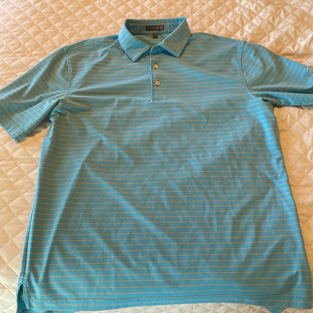 Peter Millar SUMMER COMFORT men’s large - big spring country club on sleeve